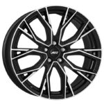 AEZ Toronto dark Black/polished 8,5x18 5x112 ET36 CB66.6 60° 840 kg ATR88BP36E
