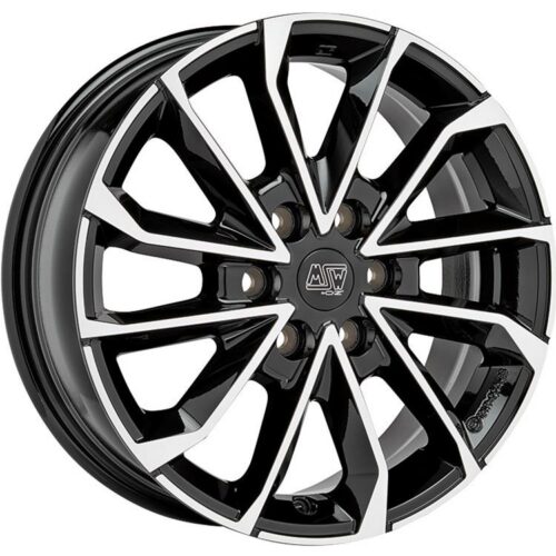 MSW 42 Van Gloss Black Full Polished 6,5x17 6x130 ET54 CB84,1 R14 1250 kg W19468002T56