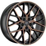 MSW 74 Matt Black Copper Fp 8x19 5x112 ET45 CB73,1 60° 745 kg