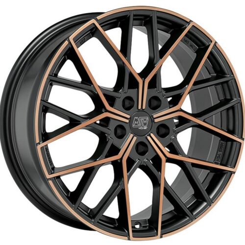 MSW 74 Matt Black Copper Fp 8x19 5x112 ET45 CB73,1 60° 745 kg