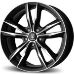 Reds Fast Matt Black polished 7,5x17 5x114.3 ET40 CB72,3 60° 650 kg WFAE75740514E
