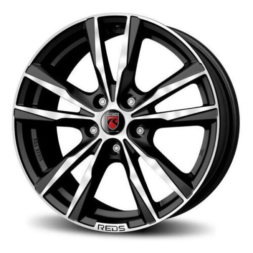 Reds K2 HD Matt Black polished 7,5x17 5x112 ET45 CB72,3 60° 700 kg WKHE75745512