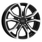 Dezent TV-Trailer dark Black/polished 6x14 5x112 ET30.1 CB66,6 60° 1100 kg TTV48BP30