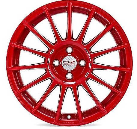 OZ Racing SUPERTURISMO LM RED WHITE LETTERING 4h 7x17 4x100 ET42 CB68,0 60° 570 kg W0188020183