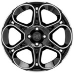 MSW 83 Gloss Black Full Polished 7x17 5x114.3 ET32 CB73,1 60° 690 kg W19478502T56