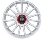 OZ Racing Superturismo Evoluzione WRC Race White Red Lettering 8x18 5x112 ET48 CB75,0 R12 790 kg W01854206EW33