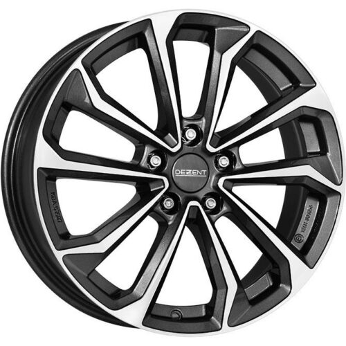 Dezent KS dark Gunmetal/polished 7,5x18 5x114.3 ET45 CB67,1 60° 730 kg