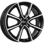 Dezent TN dark Black/polished 6,5x16 4x100 ET45 CB60,1 60° 630 kg TTNZ2BP45