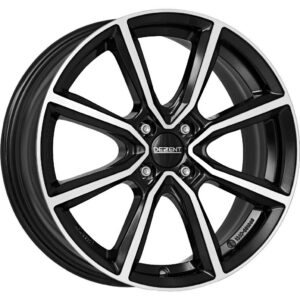Dezent TN dark Black/polished 7x17 4x108 ET32 CB65,1 Flat 630 kg TTNY3BP32E