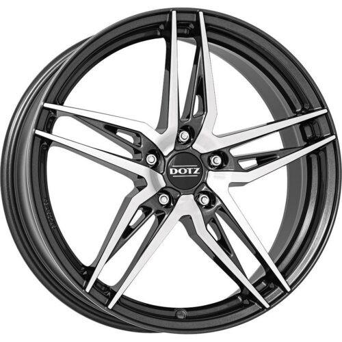 Dotz Interlagos dark Gunmetal/polished 7,5x18 5x100 ET51 CB57,1 R13 615 kg OINF6FP51E