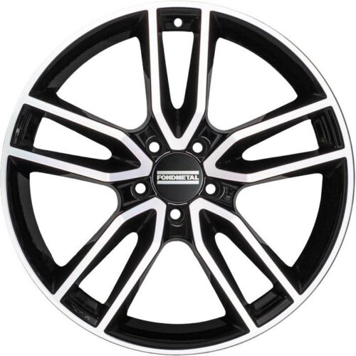 Fondmetal Koros Glossy Black Machined 9x19 5x112 ET44 CB66,6 FMI06-9019445112-NA2