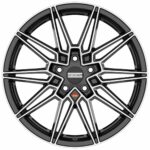 Fondmetal Thoe Glossy Black Machined 8x19 5x112 ET26 CB66,6 60° 775 kg RF18200