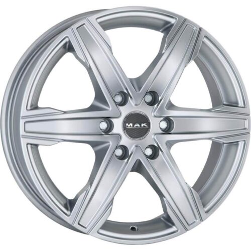 MAK King 6 Silver 8x18 6x130 ET50 CB84,1 60° 1215 kg