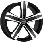 MAK Stone 5 Black Mirror 6,5x16 5x114.3 ET45 CB66.1 60° 1350 kg F65605TBM45FN2Y