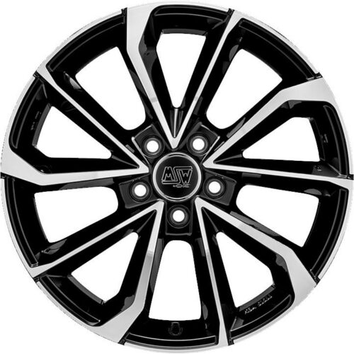 MSW 42 Gloss Black Full Polished 7,5x17 5x108 ET38 CB73.1 60° 680 kg W19356500T56