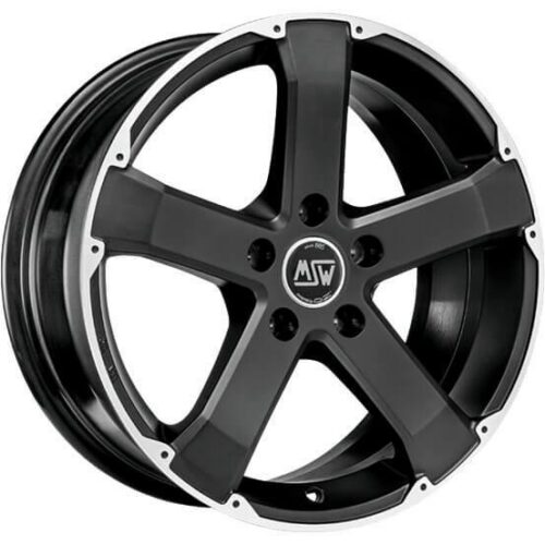 MSW 45 Matt Black Full Polished 8x18 5x150 ET35 CB110,1 60° 975 kg W8507200459