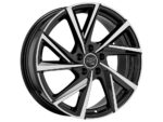 MSW 80-5 Gloss Black Full Polished 8x18 5x112 ET40 CB57.1 R13 690 kg W19388006T56