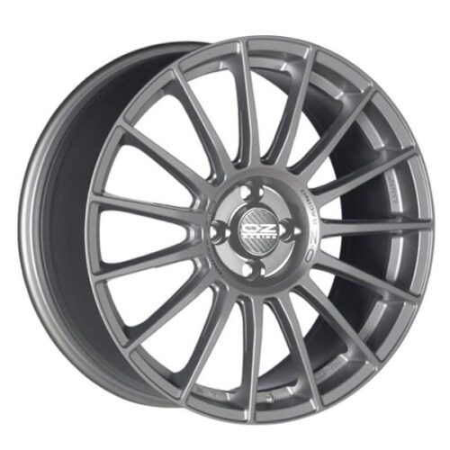 OZ Racing Superturismo LM Matt Race Silver Black Lettering 8,5x19 5x112 ET44 CB75,0 R12 690 kg W0185220919
