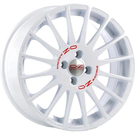 OZ Racing Superturismo WRC Race White Red Lettering 7x16 4x108 ET25 CB65,1 60° 635 kg W01895051W33