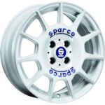 Sparco Terra White Blue Lettering 7x16 5x114.3 ET45 CB75,0 60° 650 kg W29046604G7