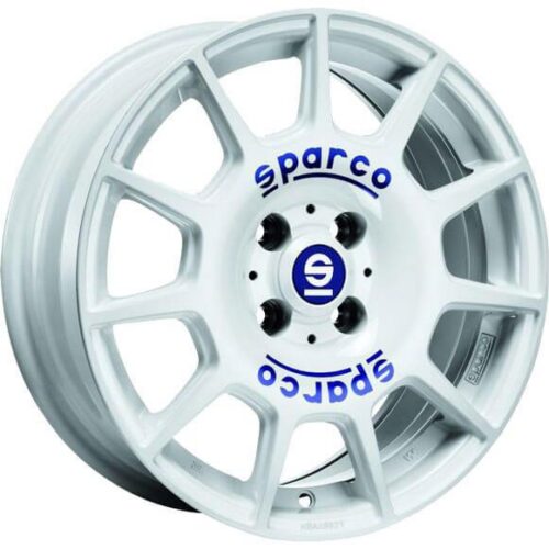 Sparco Terra White Blue Lettering 7x16 5x114.3 ET45 CB75,0 60° 650 kg W29046604G7