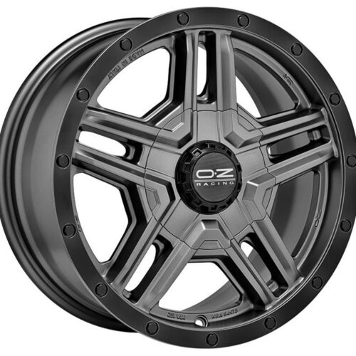 OZ Racing Rally Adventure Matt Graphite / Black Lip 8x17 5x127 ET37 CB71,6 60° 1200 kg W01C530537G
