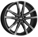 AEZ Montreal dark Black/polished 7,5x19 5x114.3 ET51 CB67,1 60° 750 kg AMO9J0BP51E