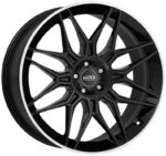 Dotz LongBeach dark Black/polished lip 10,5x22 5x112 ET20 CB66,6 R14 1045 kg OLO2R8BL20