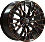 Fondmetal 1972 Black Clearcoat Matt Bronze Machined 10,5x20 5x112 ET57 CB66,6 60° 860 kg RF19160