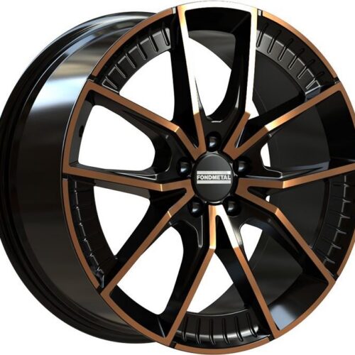 Fondmetal Elatha Black Clearcoat Matt Bronze Machined 8,5x19 5x112 ET45 CB66,6 R13 850 kg RF19212