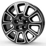 Rial Transporter 2 diamond-black frontpolished 7,5x18 5x160 ET50 CB65,1 60° 1150 kg TP2-75850FT13-1