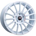 OZ Racing Superturismo TGR-WRT Race White + Red Lettering 8x18 5x114.3 ET45 CB75,0 60° 680 kg W01854207TGRRN
