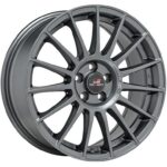 OZ Racing Superturismo TGR-WRT Matt Graphite + Silver Lettering 8x18 5x114.3 ET38 CB75,0 60° 680 kg W01854213TGRRM