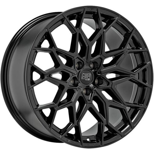 MSW 51 Gloss Black 9,5x21 5x120 ET19 CB66,6 60° 1050 kg W19450003C5