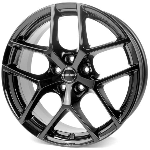 Borbet Y black glossy 8x18 5x108 ET45 CB72.6 60° 690 kg 496549