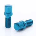 JR Bolts Blue JB1-1415H27BL M14x1.5x27 JB1 Hex 20mm Conical 60° 20 pcs + Key
