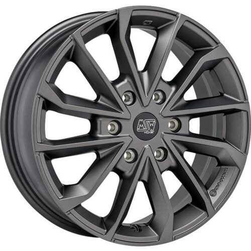 MSW 42 Van Matt Dark Grey 7,5x19 6x120 ET52.5 CB74,5 60° 1250 kg W19473001TP8
