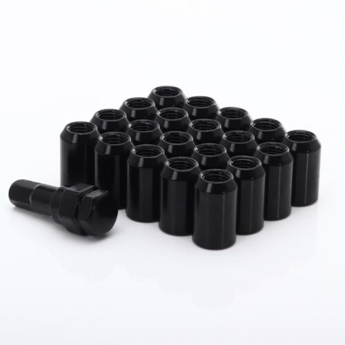 JR Nuts Imbus Black M12x1.5x32 20mm 60° 20 pcs + Key (LN1215KBK)