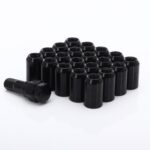 JR Nuts Imbus Black M12x1.25x32 20mm 60° 20 pcs + Key