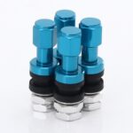 Japan Racing set of Air Valves JR V2 Blue