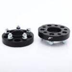 Spacer Japan Racing 15mm 2 pcs 5x114.3 67.1 mm With Studs M12x1.5 (+Nuts) Black (JRWA3-15MM-5H-67BK)