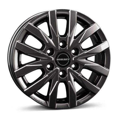 Borbet CW6 mistral anthracite glossy 6,5x16 6x130 ET62 CB84,1 60° 1350 kg 497485