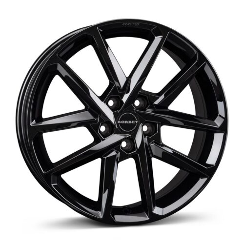 Borbet N black glossy 7,5x17 5x108 ET42 CB72,5 60° 750 kg
