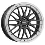 Dotz Bilbao dark Gunmetal/polished lip 8x17 5x108 ET45 CB70,1 60° 715 kg OBISHFL45