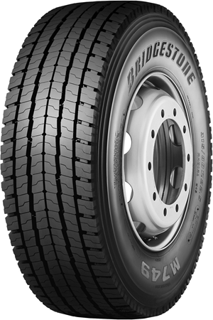 315/70R22.5 Bridgestone M749 152/148M M+S 3PMSF Drive REGIONAL CCB75