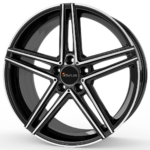 Avus AC-515 Black Polished 8,5x18 5x112 ET45 CB66.6 R14 735 kg 515085185112045665D0