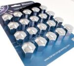21 mm Bolt/Nut caps 20 pcs Chrome (BV21-000CR)