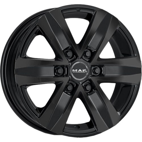 MAK Stone 6 Gloss Black 8x18 6x139.7 ET15 CB106,1 Flat 1215 kg F80806TGB15VH2X