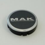 MAK Wheel Cap 8010008500 C009 62mm Black+Sticker Titan