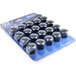 19 mm Bolt/Nut caps 20 pcs Black (BV19-000)